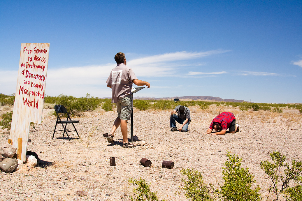 Meeting at the lo desert lodge