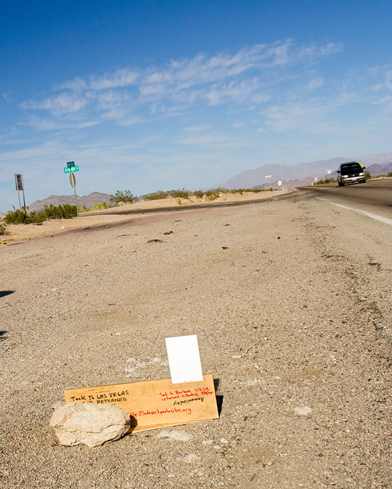 sign of fame and fortune/eternal annonimity route 66 kelbaker road