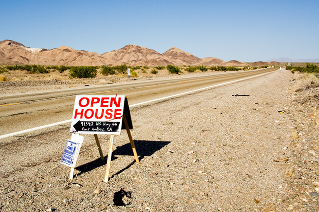 open house sign