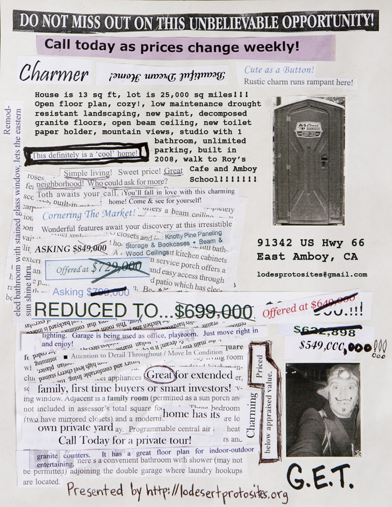 flier describing the wonders of the low desert open house